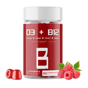 Gomitas de Vitamina D3 + B12 para Energía y Apoyo Inmunológico, Suplemento Dietético Sin OMG - Product Image 1