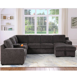 Modern Modular Sectional Pull Out <strong>Sofa</strong> Bed Living Room <strong>Sofa</strong> Sets Furniture <strong>Sleeping</strong> <strong>Sofa</strong> Bed Folding Bed Convertible Sofabed - Product Image 1