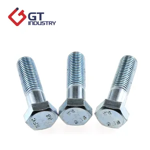 M16 Washer High Tensile Fastener Grade 4.8 8.8 Screw Din931 Din933 Metric Galvanized Strength M36 X 170Mm Hex Bolt And Nut