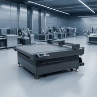 Plotter de corte de vinilo DTF de alta velocidad con doble cabezal CCD automático de 1300x2500 mm para pegatinas, cortador de cama plana de corte completo y medio corte