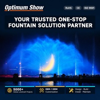 3D-Laser-Holographischer Projektor Tanzender Wasser-Musikbrunnen mit LED-Beleuchtung