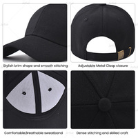 Gorra de Béisbol Personalizada de 6 Paneles, Estructurada, Ajustable, con Cierre Metálico, para Hombre y Mujer, con Logotipo Bordado JFB3