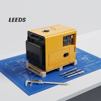 LEEDS 7,5KW/8KW Leiser Dieselgenerator mit Autostart für den Heimgebrauch 220V/380V Nennspannung 60HZ Dreiphasig