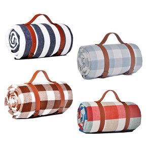 Foldable Portable Extra <b>Large</b> Striped Beach <b>Mat</b> Waterproof Outdoor Picnic <b>Mat</b> Blanket - Product Image 1