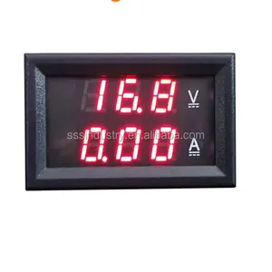 Tiga Bit Dual LED Digital DC4.5-30V 0-100A Voltmeter Ammeter Tegangan Amp Meteran Power DC4.5 ~ 30V