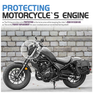 Cubierta de Faro Delantero para Motocicleta XXUN, Estilo Café Racer Retro, Parabrisas para <span class=keywords><strong>Honda</strong></span> <span class=keywords><strong>REBEL</strong></span> CM500 <span class=keywords><strong>CMX500</strong></span> 2020-2025 - Product Image 3
