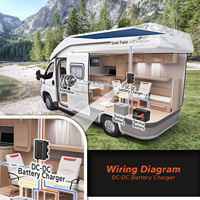 Chargeur de batterie DC-DC Litime 12V 40A à double entrée, chargeur solaire MPPT pour batteries au lithium, au plomb-acide, AGM, gel et au calcium