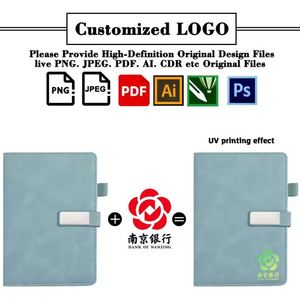 Brand Logo Printed Pu Leather With Pen Insert for Promotion Business Office Event Gift <b>Diary</b> Notepad <b>Custom</b> Notebook A5 - Product Image 3