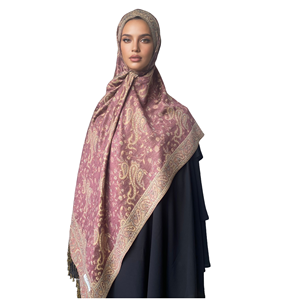 Bán buôn Jacquard thiết kế thời trang dài mùa xuân khăn Pashmina tua phụ nữ giản dị mùa đông khăn quàng cổ phụ nữ Hijabs Paisley khăn choàng - Product Image 1