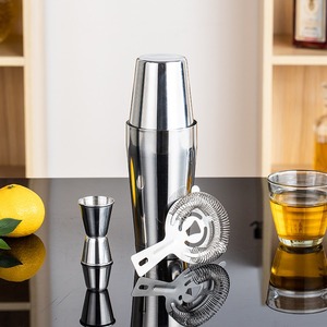 ชุดเครื่องมือบาร์เทนเดอร์ 4 ชิ้น แบบพกพา สำหรับทำค็อกเทล ยี่ห้อ Boston - Product Image 3