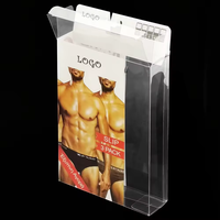 Coffret Cadeau de Sous-vêtements Boxers Haut de Gamme pour Hommes, Design Gaufré, Lamination Mate, Doublure Éponge, Fenêtre Biodégradable