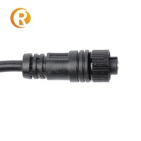 Conector eléctrico de 3 pines resistente al agua, cable de alimentación eléctrica para LED