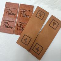 Étiquette en cuir métallique gaufrée personnalisée au meilleur prix, étiquette en PU de qualité supérieure pour vêtements et jeans