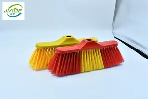 Raspador de água para limpeza de pisos domésticos, escova mágica giratória em aço inoxidável TPR para vassouras e pisos, com melhor classificação