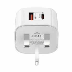 2025 loại mới C 20W <span class=keywords><strong>USB</strong></span> C sạc nhanh cắm cho <span class=keywords><strong>iPhone</strong></span> sạc Adapter anh EU chúng tôi PD QC3.0 <span class=keywords><strong>USB</strong></span> tường sạc - Product Image 4
