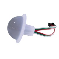 Ampoule LED RGB intelligente 12V-24V D45 en forme de champignon, lumière colorée pour équipement d'amusement, effet cheval au galop