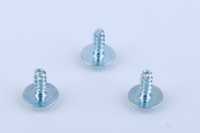 Sekrup Self-Tapping Kepala Torx Kiri Berbahan Baja Karbon Metrik Berkualitas Tinggi yang Dapat Disesuaikan # ST2-8 Biru-Berlapis Seng 8.8 Datar