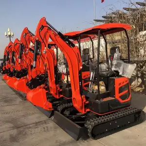 Fábrica de China mini ensacadora 1 tonelada 1,5 toneladas 1,8 toneladas Micro excavadora 2 toneladas oruga hidráulica Kubota mini excavadora