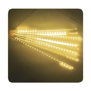 חדש 30/50cm 8 צינור חיצוני מטאור מקלחת גשם LED מחרוזת אורות חג מולד עץ קישוטי עבור בית חיצוני חדש שנה Navidad ד'