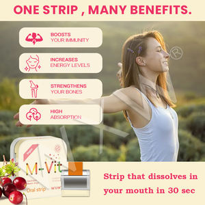 Bon prix bandelettes orales multivitamines soutien de la santé immunitaire supplément vitaminique multivitamine mince film facile à dissoudre - Product Image 4