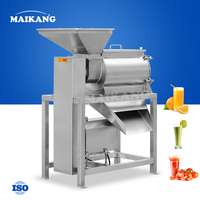 Automatische SUS304 fruitontpitter en -pulper voor dadels en passievruchten, voor de productie van fruitpuree.