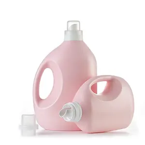 Hete Verkoop Hdpe 2,5l Roze Lege Wasverzachter Vloeibare Wasmiddel Plastic Verpakkingsfles