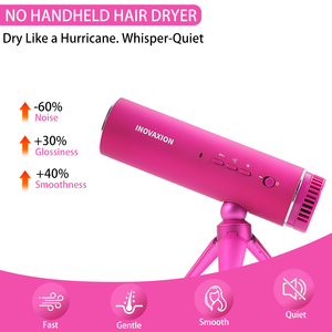 Asciugacapelli portatile rosso rosa asciugatrice macchina 1200W asciugatrice ad alta velocità - Product Image 2
