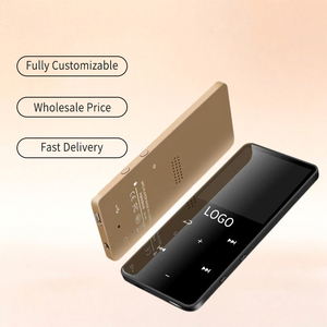 เครื่องเล่น MP4 สีโรสโกลด์แบบขายส่ง พร้อมหน้าจอ HD และวิทยุ FM สำหรับนักเรียน ของขวัญสำหรับนักกีฬา โลโก้สั่งทำได้ ผลิตจากโลหะผสมสังกะสี - Product Image 3