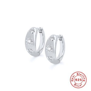 Pendientes de Plata de Ley S925, Pendientes de Aro Creativos y Personalizados - Product Image 5