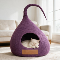 Lit pour chat en feutre de laine écologique personnalisé OEM, multifonctionnel, pour chats