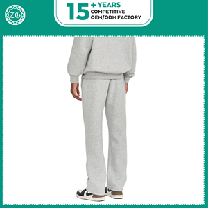 <span class=keywords><strong>Pantaloni</strong></span> da <span class=keywords><strong>tuta</strong></span> in cotone felpato OEM 350gsm con logo personalizzato, <span class=keywords><strong>pantaloni</strong></span> da <span class=keywords><strong>tuta</strong></span> oversize larghi da uomo - Product Image 2