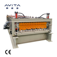 Maquinaria para Materiales de Construcción Metálicos, Máquina para Fabricar Láminas Corrugadas IBR, Máquina de Perfilado de Doble Capa AVITA