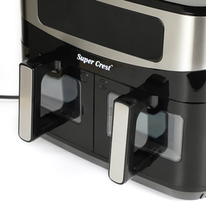 Friteuse électrique domestique intelligente double cuvette 12L, multifonctionnelle, sans huile, sans huile, RV domestique - Product Image 5