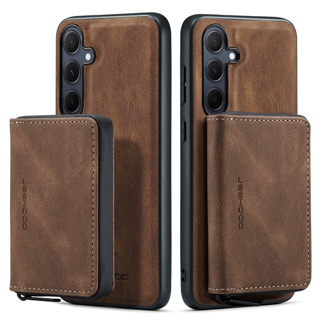With Card Slots Kickstand Holder Magnet Wallet PU Leather Mobile Phone Case for Samsung Galaxy A55 A25 A35 A15 A05
