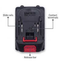 Paket Baterai Lithium Ion 21V Baterai Isi Ulang untuk Peralatan Listrik