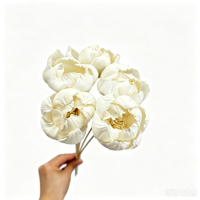 Bunga Peony Kayu Buatan Tangan Multi-Warna Dekorasi Dinding Rumah Tanaman Bunga untuk Wisuda Natal Rangkaian Potong