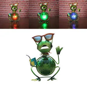 Frog Decoration Outdoor Led Light Garden Supplies Decor