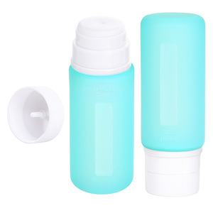 Silicone Refill Bottle For <b>Sunscreen</b> Lotion Travel Size Leak Proof With Cap Adult Use - Product Image 5