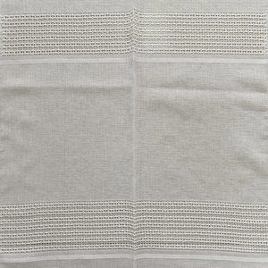 Tissu de rideau en <span class=keywords><strong>voile</strong></span> transparent à rayures élégantes teintes en gros, 100 % polyester organza, pour salon - Product Image 3