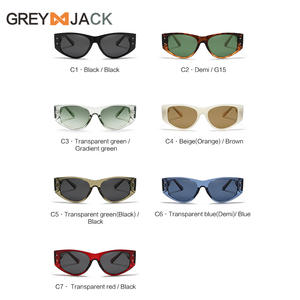 Gafas de Sol Cat Eye Grises con Marco TR90, Lentes TAC Polarizadas con Protección UV400, Unisex, Tipo 3 - Product Image 5