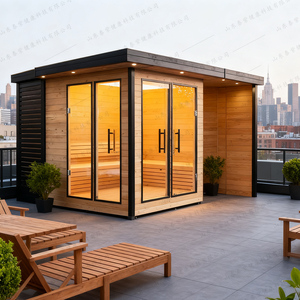 Spruce Tắm Hơi & Tắm Cabana 6-8 Người Rừng Kỳ Nghỉ Nhà Thông Minh Nóng/Lạnh Tắm - Product Image 3