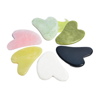 GoHome WGS01 Soin personnel beauté, Pierre de massage faciale en jade blanc Xiuyan 100% naturel, Outils de soin de la peau du visage