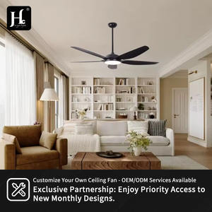 Modern 52-Inch <b>Ceiling</b> <b>Fan</b> LED Quiet DC Motor <b>Remote</b> <b>Control</b> 6 Speeds Reversible for Bedroom Kitchen Dining Room 5 ABS Blades - Product Image 6