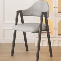 Fauteuil de salle à manger moderne en métal, vente en gros d'usine, avec revêtement en lin/PU - Durable et écologique pour la cuisine et la restauration