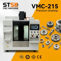 Centre d'usinage vertical miniature CNC de haute précision VMC215 à 3 axes pour le traitement des métaux