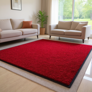 Tappeto Rosso Karaat 150 X 300 Cm in Nylon per Interni, Tappetino per Soggiorno - Product Image 3