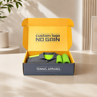 Caja de Envío para Ropa, Empaque de Cartón Ecológico Personalizado para Marcas de Ropa Deportiva de Tenis con Logotipo Impreso Personalizado