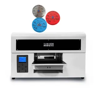 A4 printer Flatbed inkjet uv xp600 printhead otomatis mesin printer stiker digital mesin kecil untuk bisnis rumah
