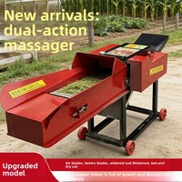Nouvelle Hacheuse de Fourrage et Ensileuse, Broyeur d'Herbe, Machine à Alimentation pour Volailles, Bovins, Ovins, Caprins, Mélangeur
