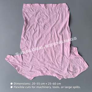 Trapo Industrial Multicolor 100% Algodón, 25kg, 5 Kg, Paños de Limpieza de Algodón de Color Claro, Trapos de Camiseta Cortados - Product Image 3